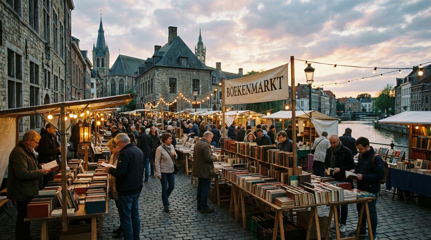 Boekenmarkt in April